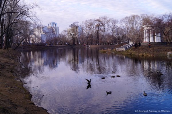 Харитоновский парк Екатеринбург обмелел