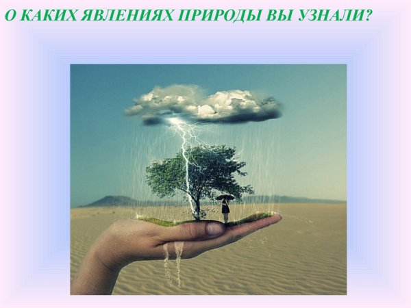 Презентация на тему явления природы