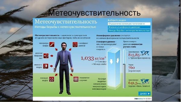 Влияние давления воздуха на человека