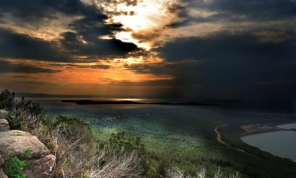 Сумерки пейзаж