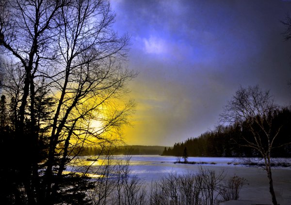 Сумерки пейзаж