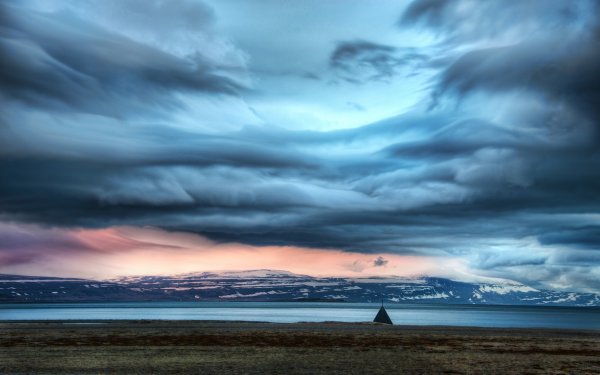 Пасмурный закат