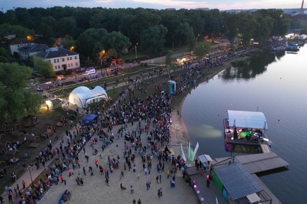 Озеро Сенеж Солнечногорск пляж