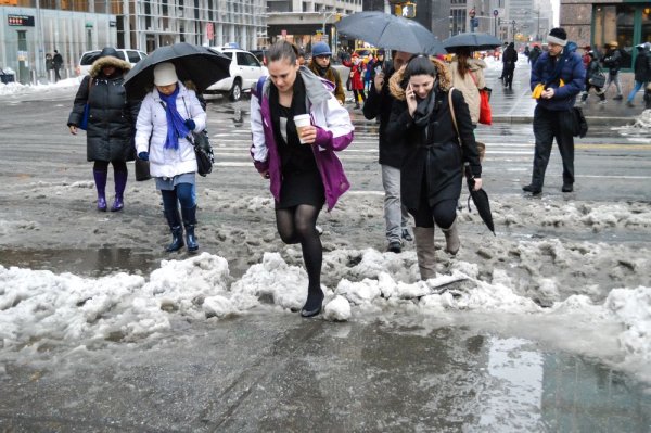 Москва грязь и слякоть в Москве