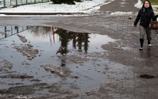 Слякоть мокрый снег