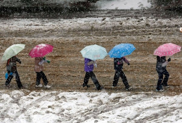Слякоть мокрый снег