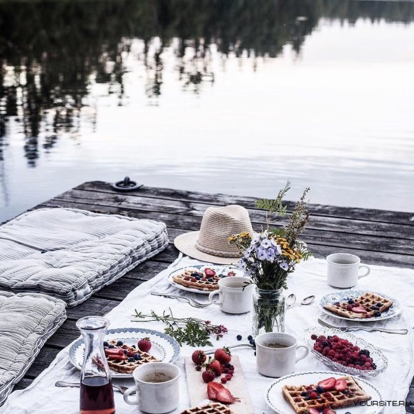 Пикник на берегу реки