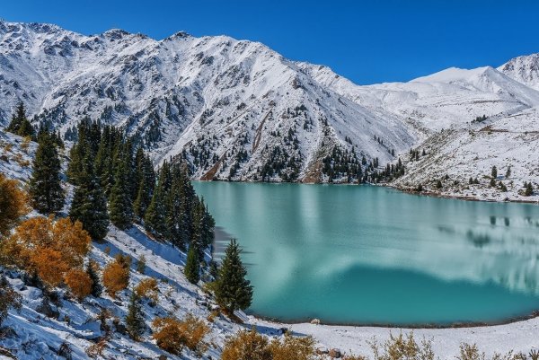 Озеро Бао рассвет Казахстан