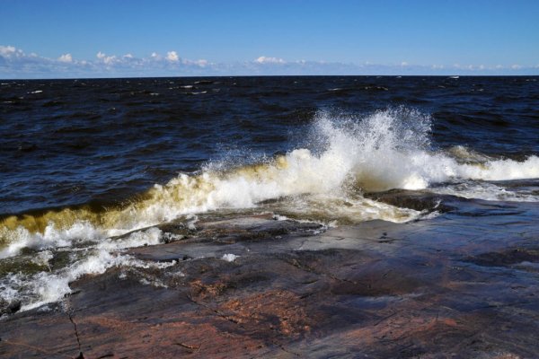 Шторм на Ладожском озере