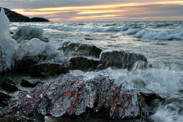 Баренцево море шторм