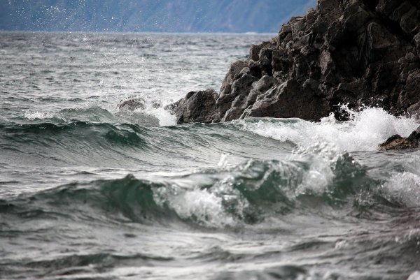 Ветер Сарма на Байкале