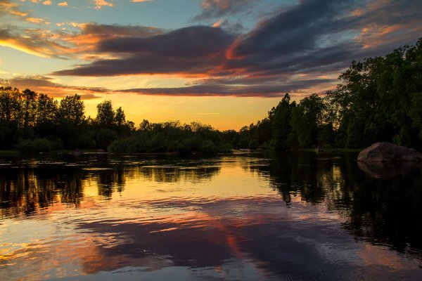 Озеро Вуокса Приозерск