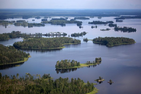 Озеро Вуокса Ленинградская область