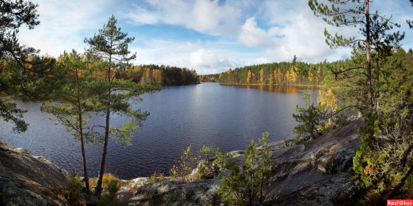 Озеро Вуокса Приозерск