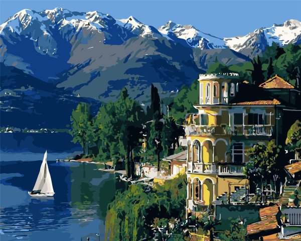 Северная Италия озеро Комо