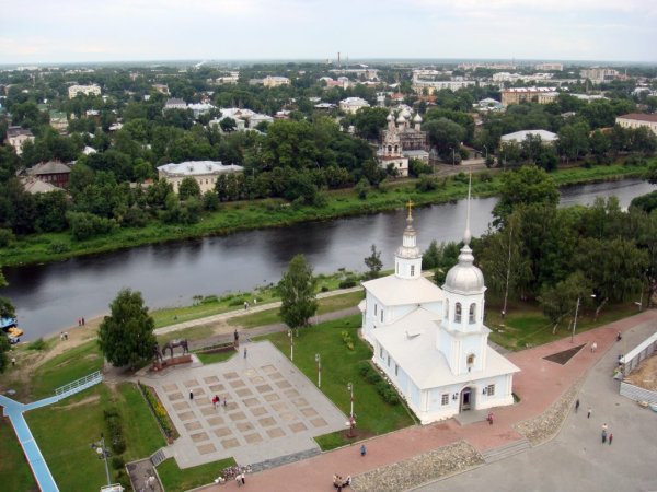 Сквер Соборная горка Вологда