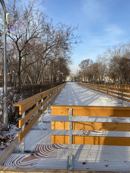 Каток в парке Терешковой Челябинск