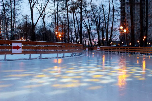 Открытие катка парк Терешкова