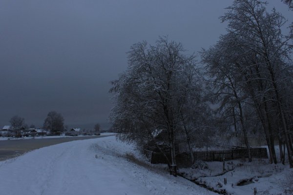 Пасмурный зимний день