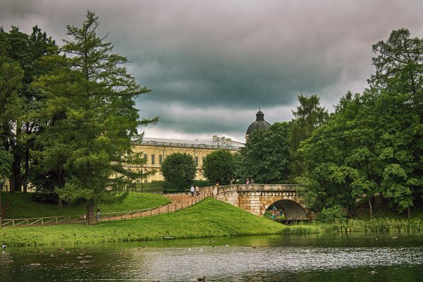 Гатчинский парк Карпин мост