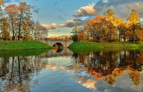 Город Гатчина парк