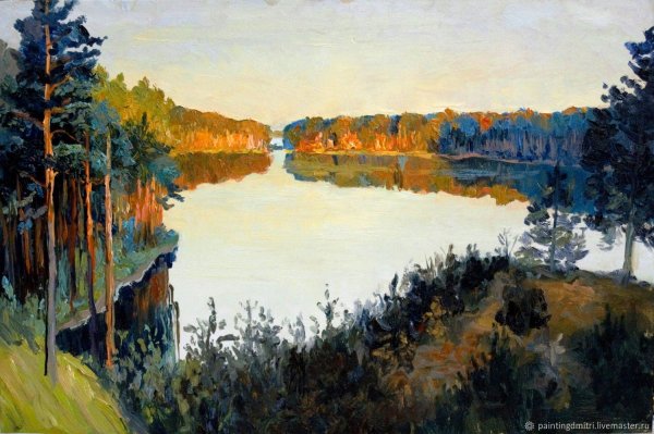 Исаак Левитан озеро