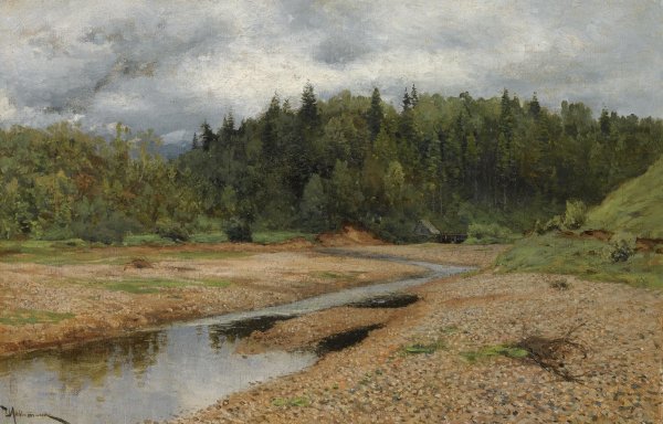 Исаак Левитан Лесное озеро
