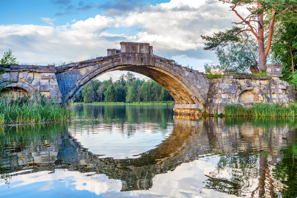 Горбатый мостик Гатчина