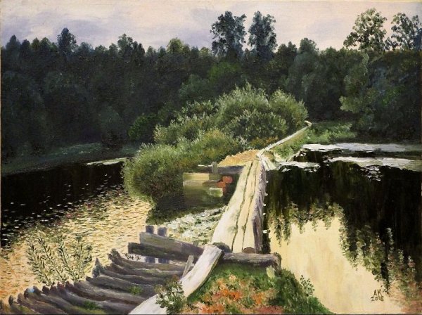 Исаак Левитан у омута