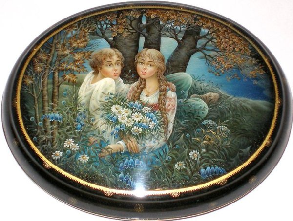 Лаковая роспись Федоскино