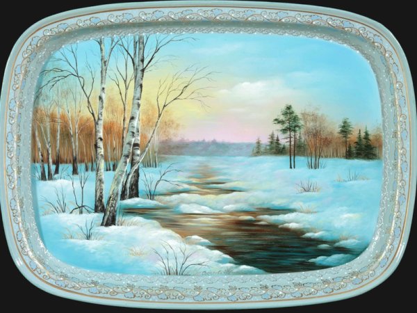 Жостово пейзаж зима