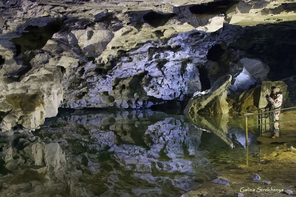 Грот дружбы народов Кунгурской пещеры