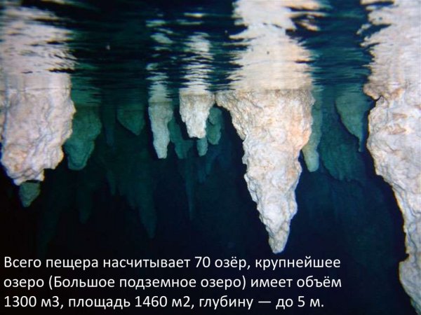 Кунгурская Ледяная пещера озера