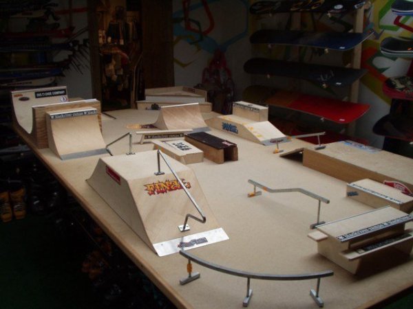 Фингер рампы скейт парк