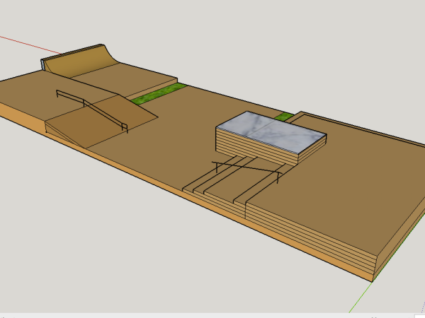 Скейт парк фингер парк