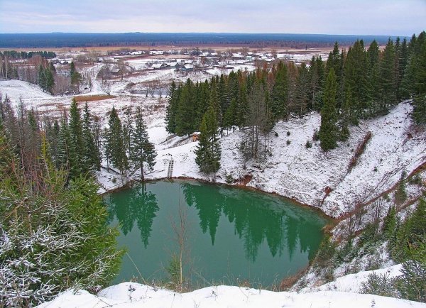 Как выглядит озеро на карте Lake map