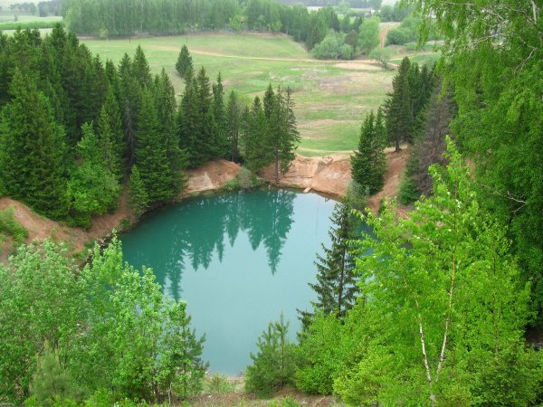 Йошкар Ола глаз озеро