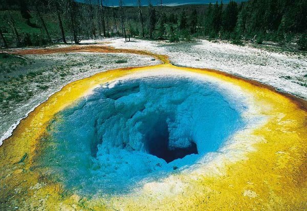 Озеро утренней славы Йеллоустонский парк