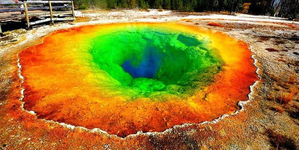 Озеро утренней славы США глубина