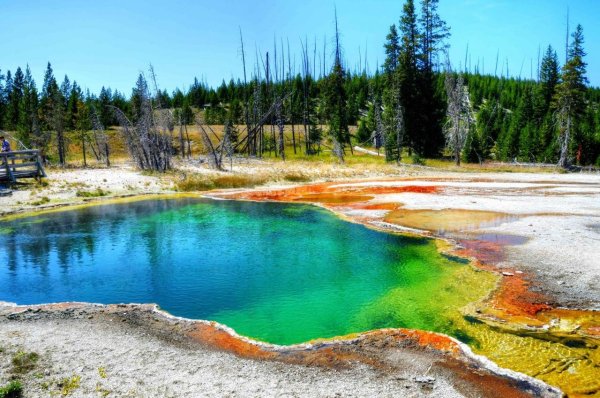 Озеро утренней славы, национальный парк Йеллоустоун, США