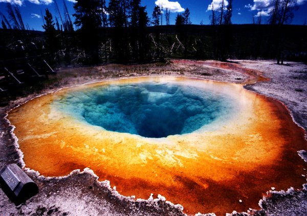 Озеро утренней славы Йеллоустонский парк