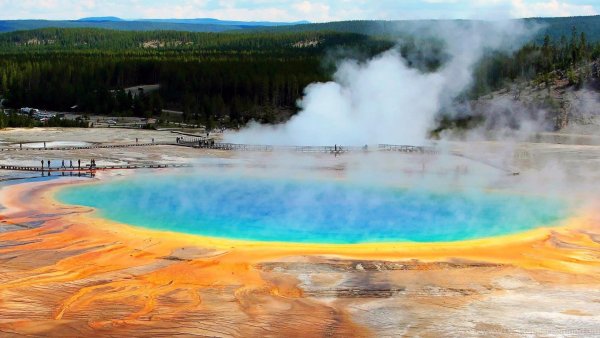 Озеро утренней славы, национальный парк Йеллоустоун, США