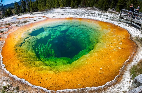 Йеллоустонский парк озеро Йеллоустон