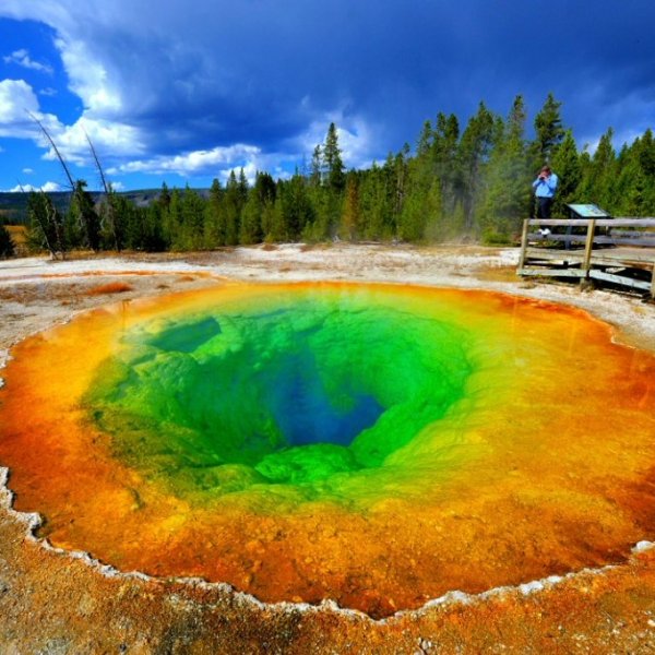 Озеро утренней славы США