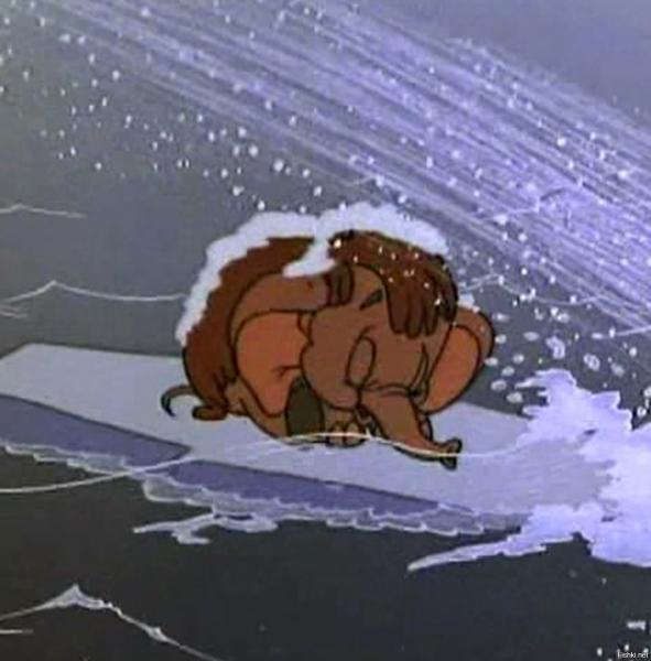 Мультфильм про мамонтенка