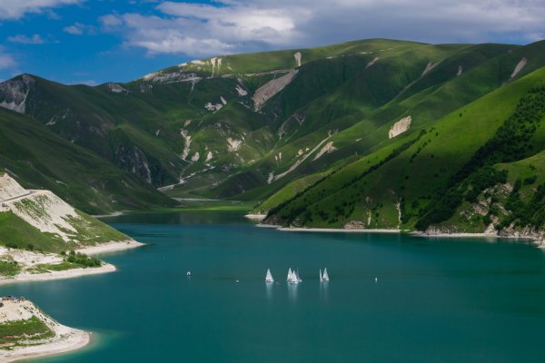 Чечня озеро Кезеной ам