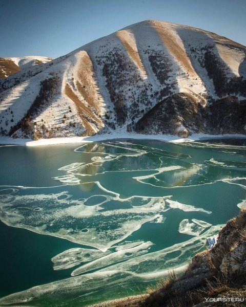 Чечня озеро Кезеной ам