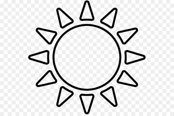Солнце контур