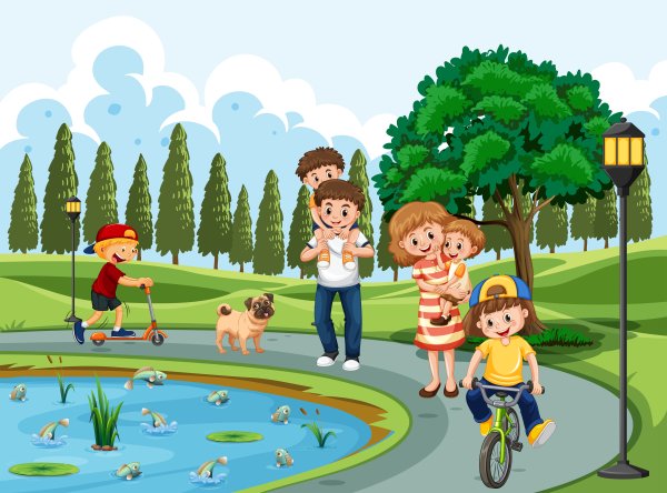 Прогулка картинки для детей