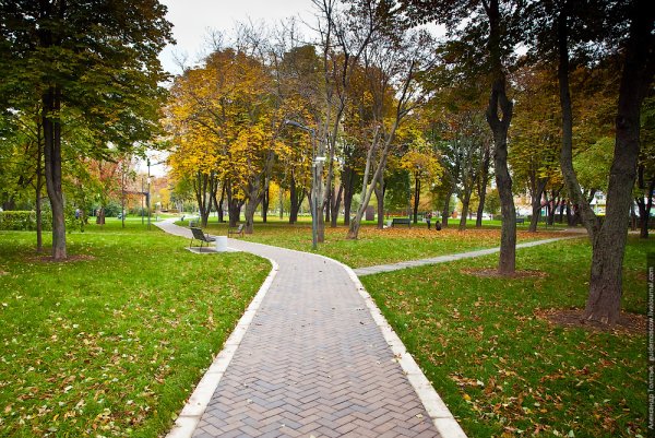 Улица парк Москва